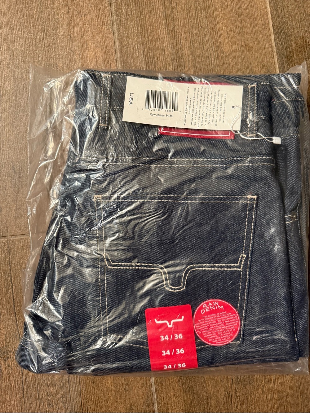 Kimes Ranch Raw James Men’s 34/36 Jeans